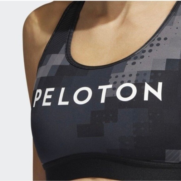 Adidas x Peloton Digi Motion HEAT.RDY Believe This Bra Graphic Print XS NEW - Picture 8 of 16